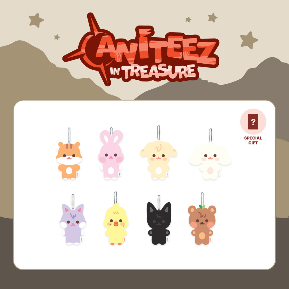ATEEZ X ANITEEZ [ANITEEZ IN TREASURE] MD - 17 FLAT-FUR PLUSH