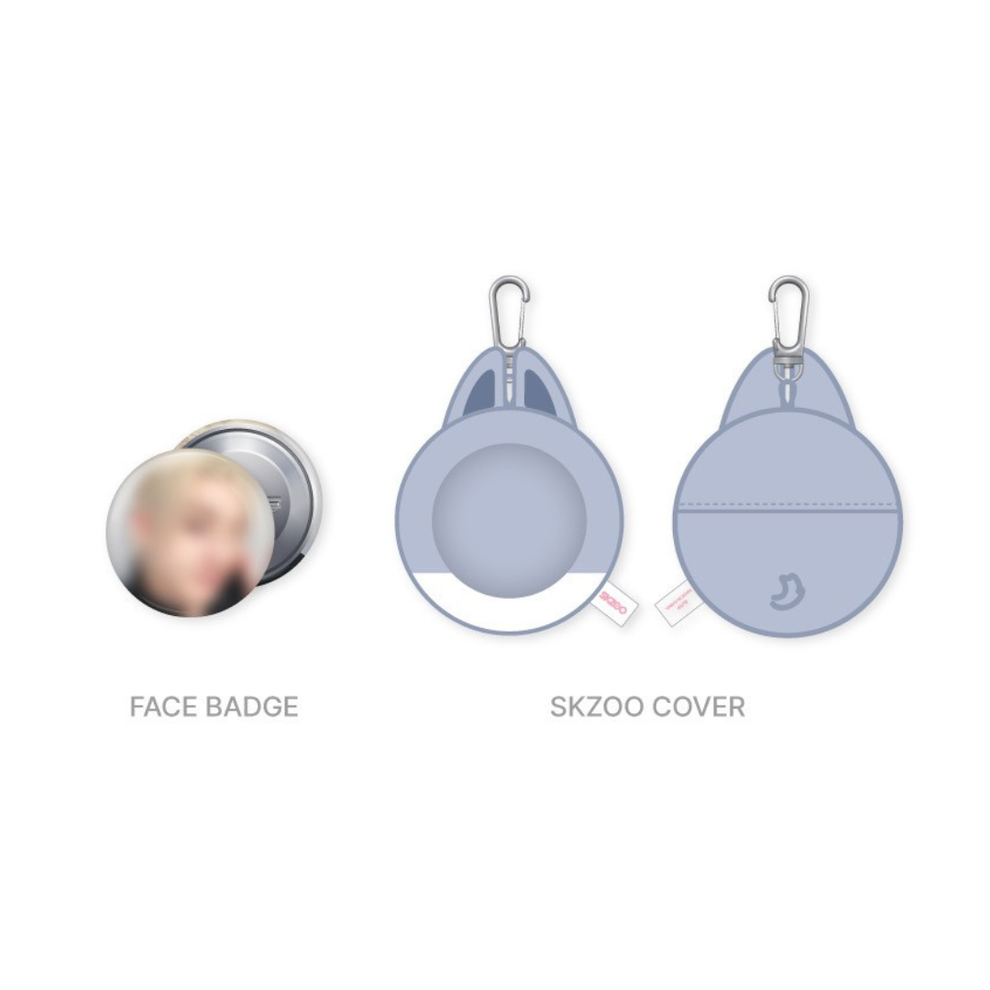 STRAY KIDS - "DO IT" POP-UP STORE MD - SOFT FACE BADGE & SKZOO COVER SET (8 VERSIONS)