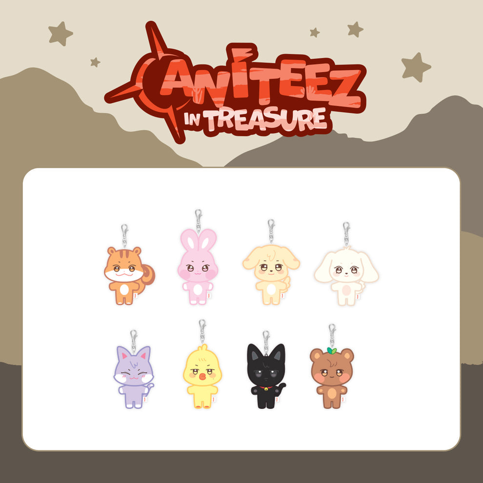 ATEEZ X ANITEEZ [ANITEEZ IN TREASURE] MD - 28 PLUSH KEYRING – Akira.ca