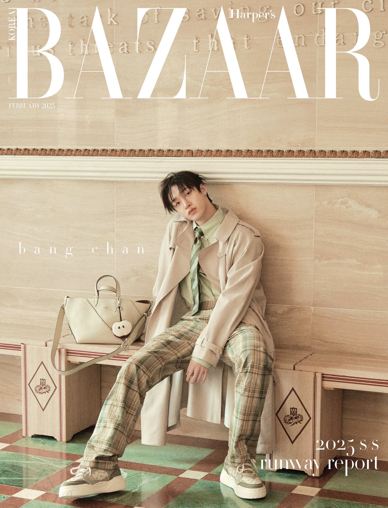 [PRE-ORDER HARPER’S BAZAAR KOREA 2025.Feb Cover Stray Kids BangChan