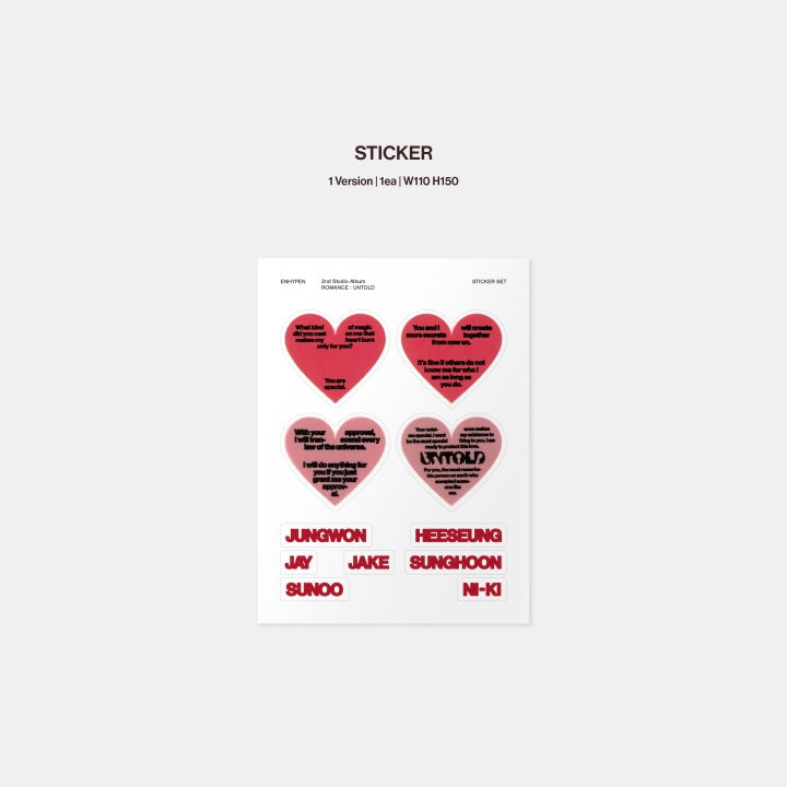 ENHYPEN – ROMANCE : UNTOLD