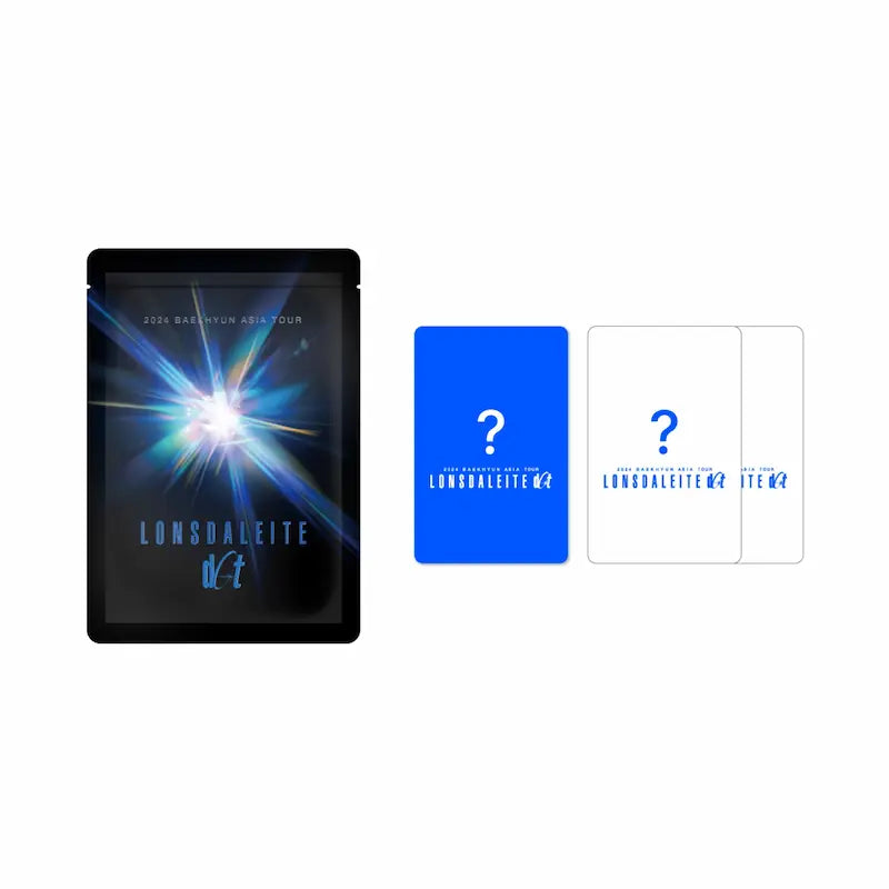 2024 baekhyun asia tour lonsdaleite trading card