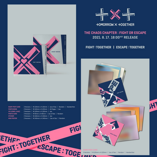 TXT – THE CHAOS CHAPTER : FIGHT OR ESCAPE Together ver.