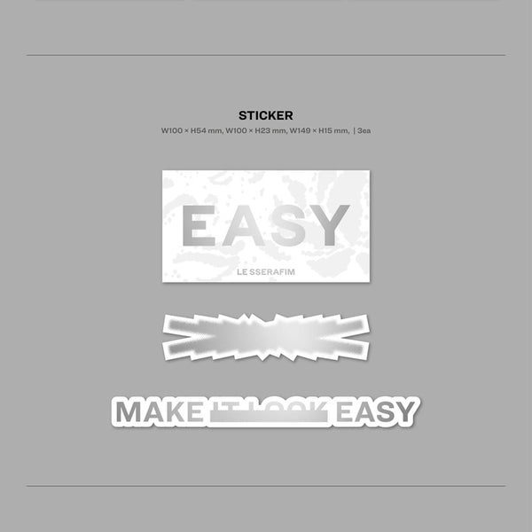 LE SSERAFIM EASY (3rd Mini Album)