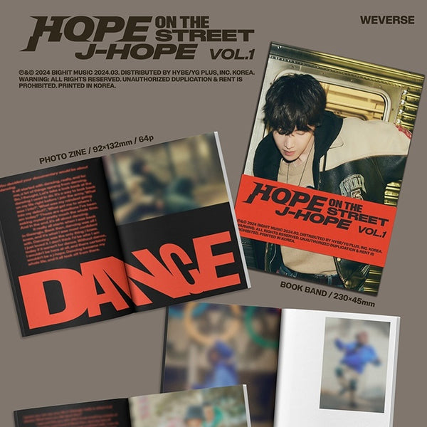 j-hope (BTS) - HOPE ON THE STREET VOL.1 (Weverse Albums ver.)