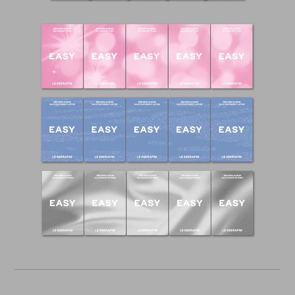 LE SSERAFIM EASY (3rd Mini Album)