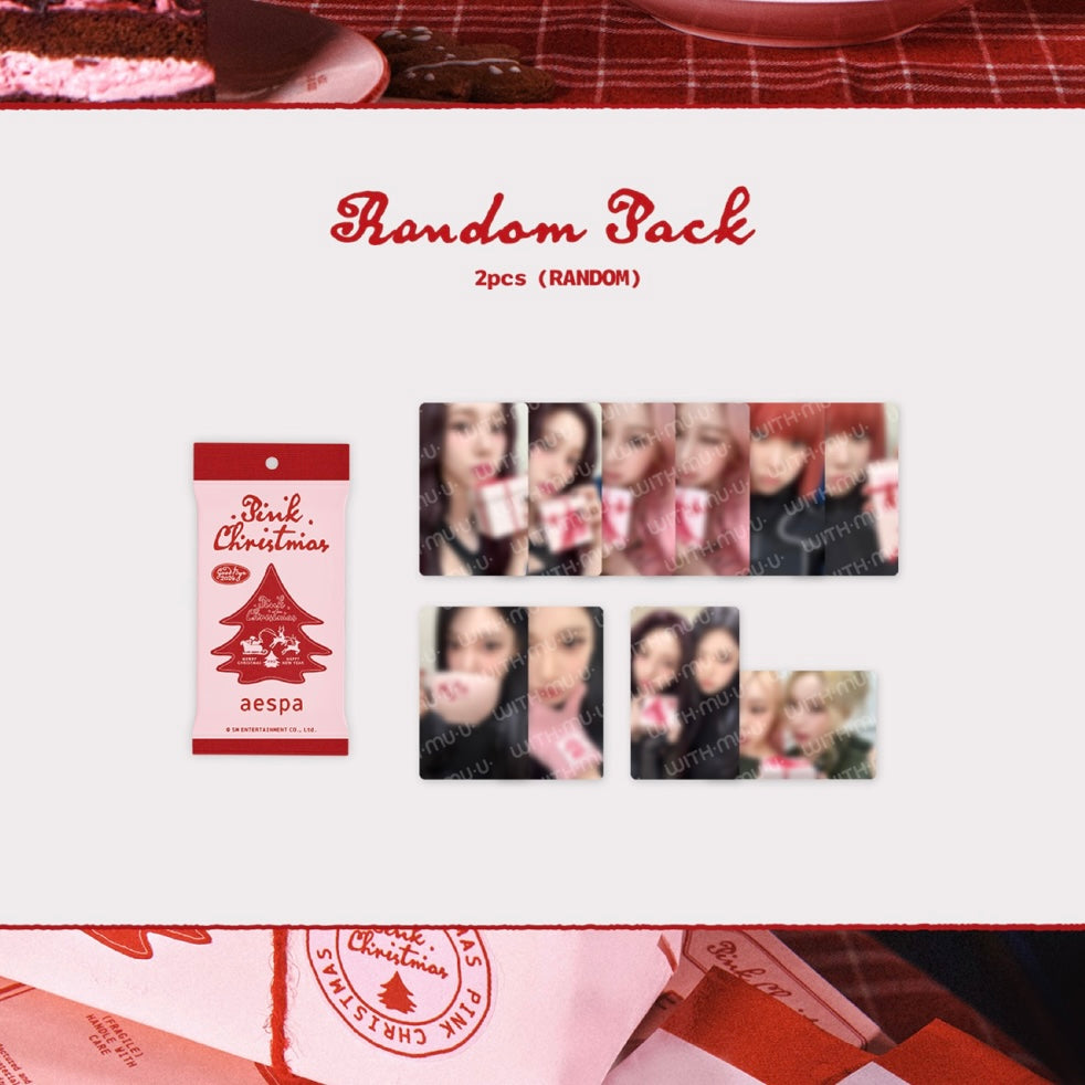 PINK CHRISTMAS RANDOM PACK_aespa - 2024 PINK CHRISTMAS MD