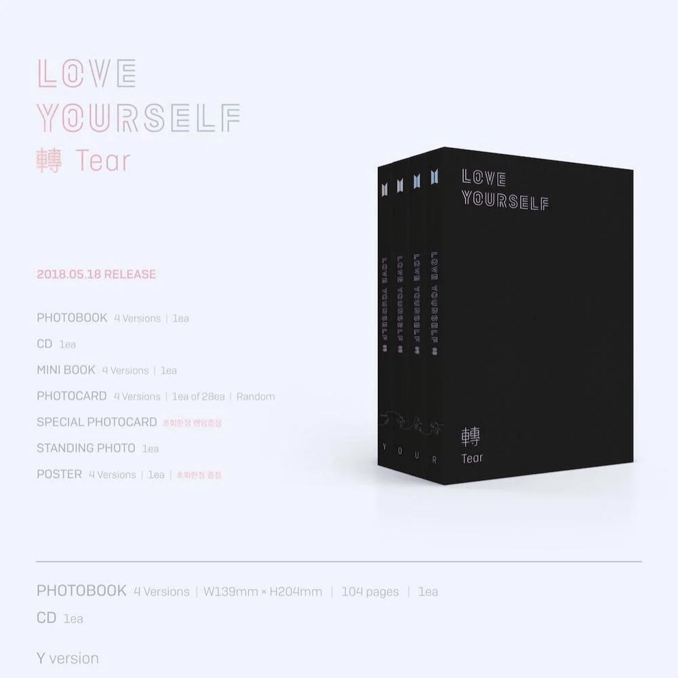 BTS - LOVE YOURSELF 轉 ‘TEAR'
