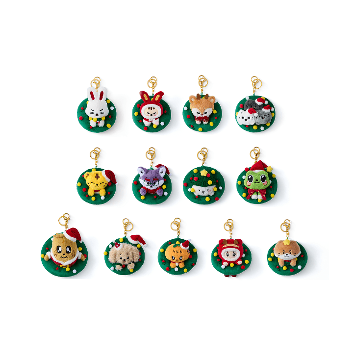SEVENTEEN - HOLIDAY WITH MINITEEN OFFICIAL MD ORNAMENT KEYRING