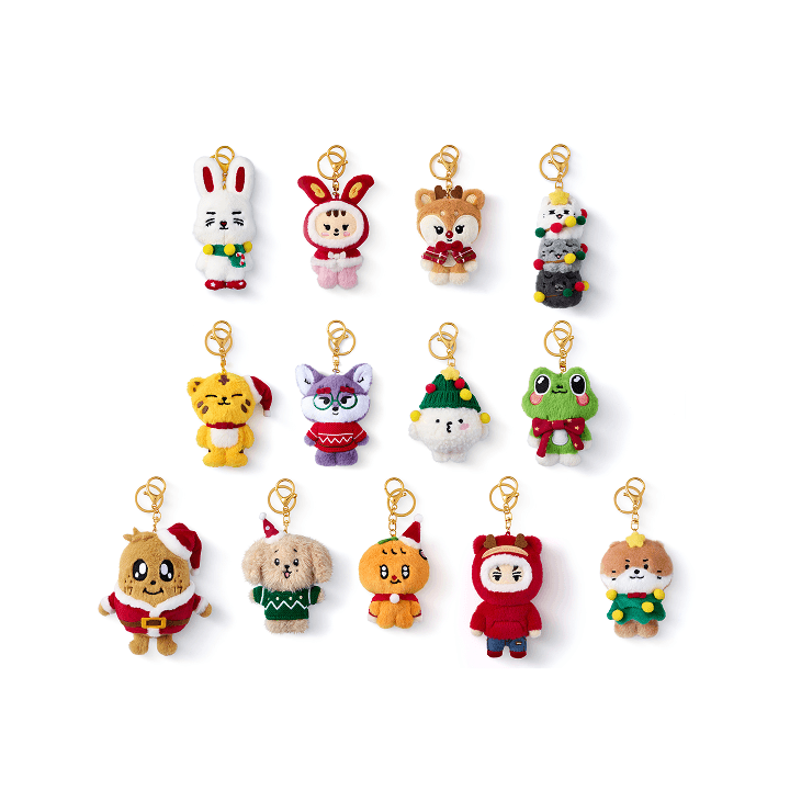 SEVENTEEN - HOLIDAY WITH MINITEEN OFFICIAL MD PLUSH KEYRING