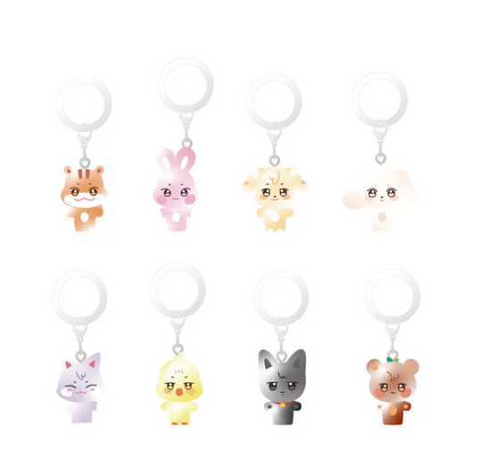ATEEZ - ANITEEZ IN COLOR POP UP OFFICIAL MD CLEAR MASCOT CHARM (RANDOM)
