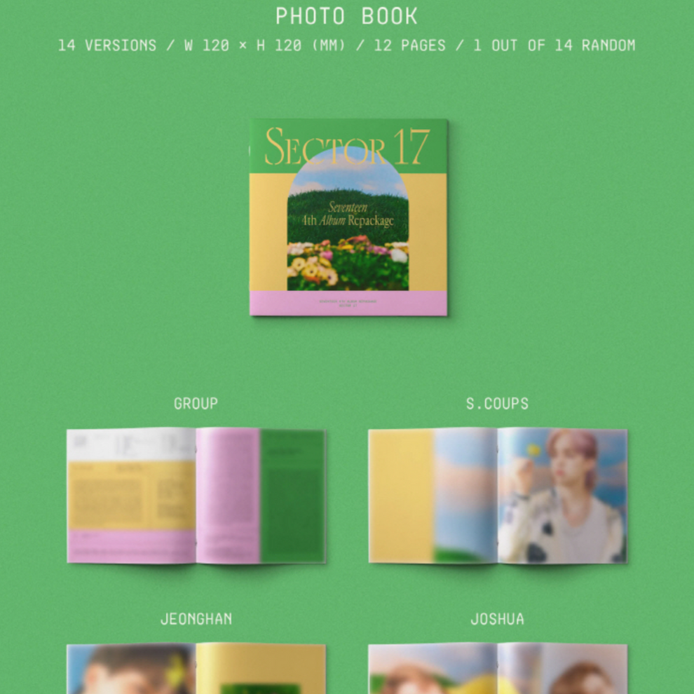 SEVENTEEN - VOL.4 REPACKAGE 'SECTOR 17' COMPACT VER.