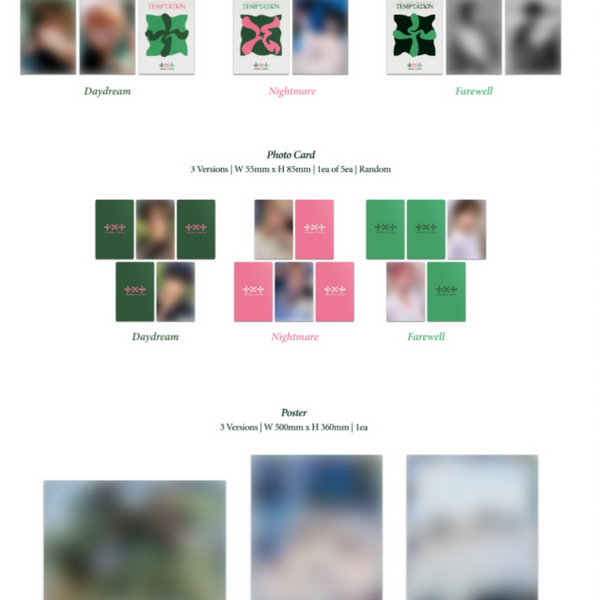 TXT - 5th Mini Album THE NAME CHAPTER: TEMPTATION