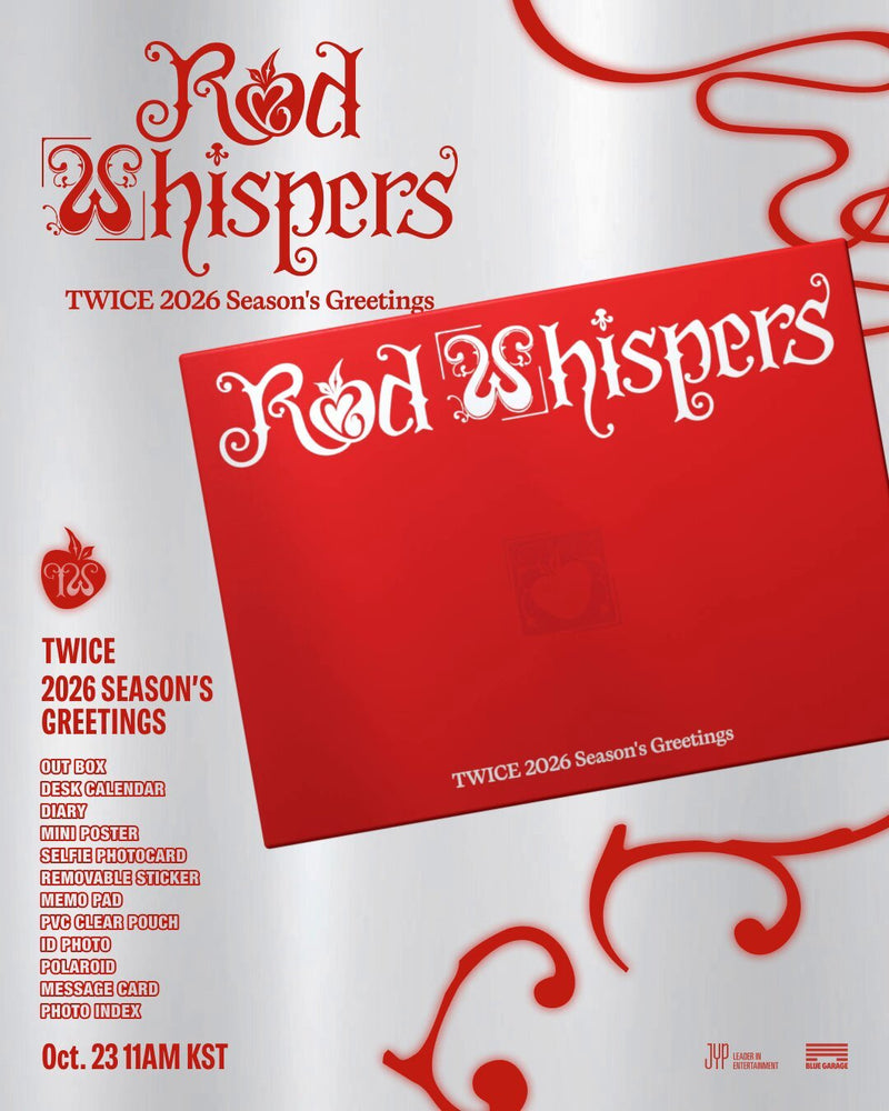 PRE-ORDER] (FANS POB) TWICE - RED WHISPERS 2026 SEASON'S GREETINGS
