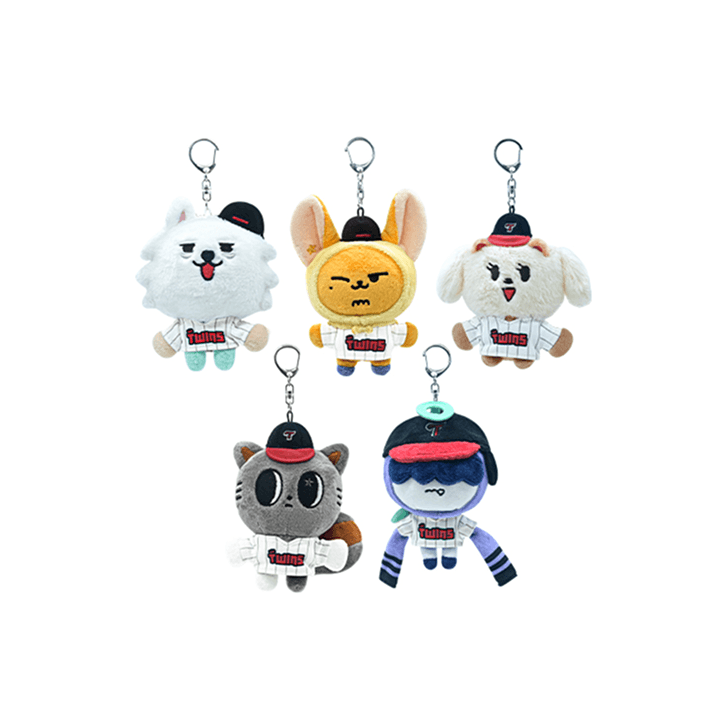 TXT - PPULBATU X LG TWINS OFFICIAL MD UNIFORM PLUSH KEYRING