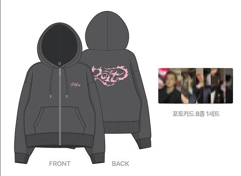 STRAY KIDS - DO IT POP UP STORE OFFICIAL MD ZIP UP HOODIE