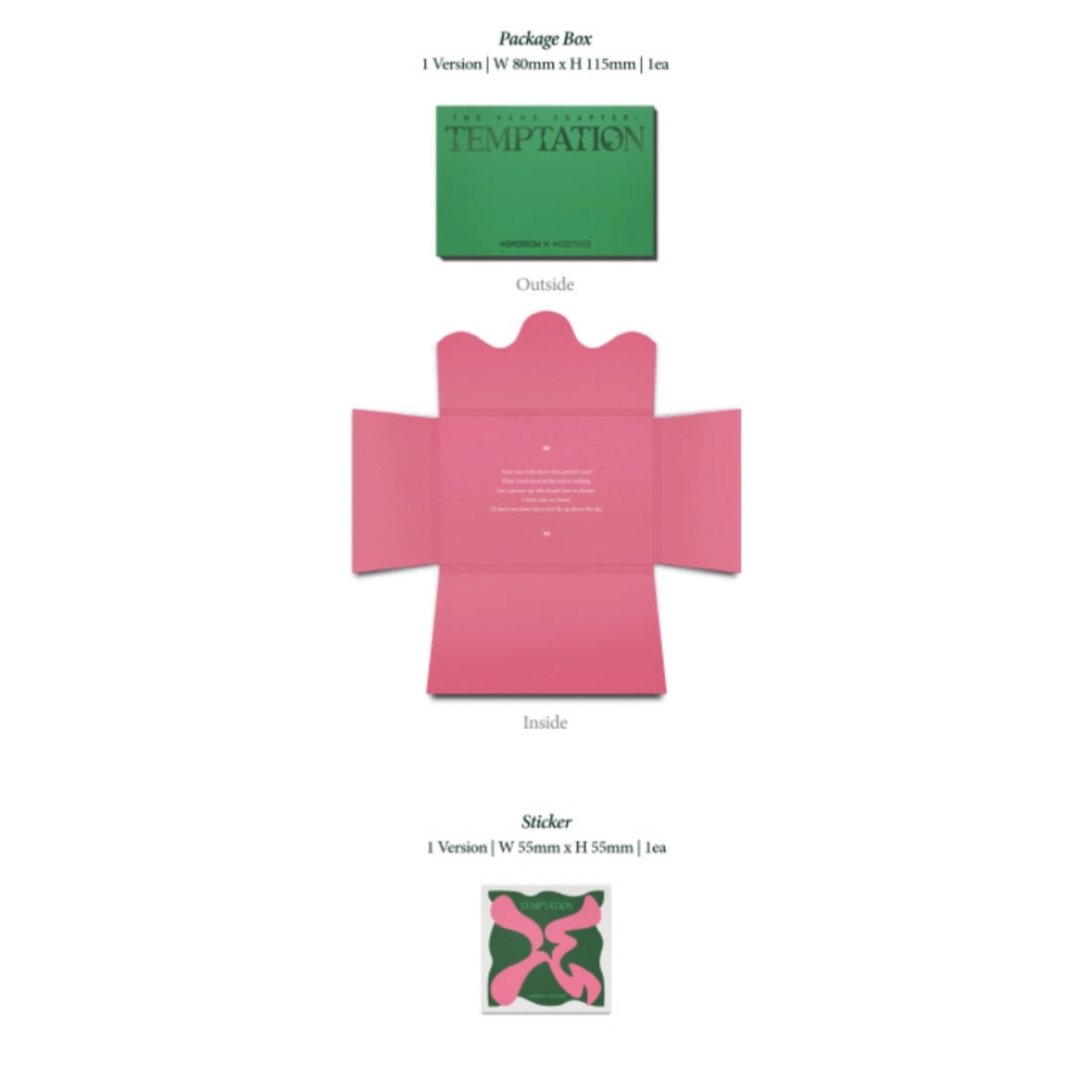 TXT – The Name Chapter : TEMPTATION (Weverse Album ver.)