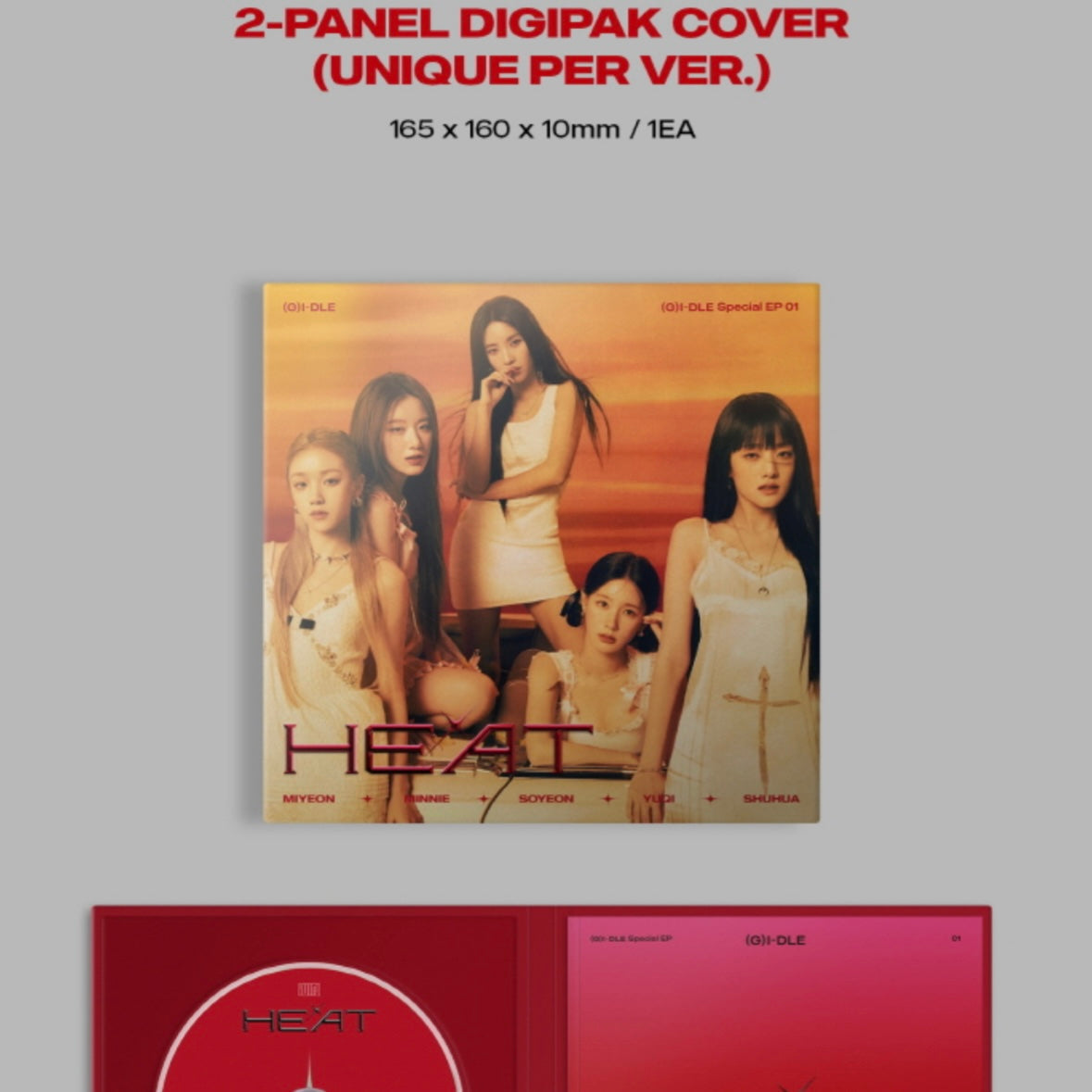 (G)I-DLE - HEAT (DIGIPACK) (SPECIAL ALBUM)