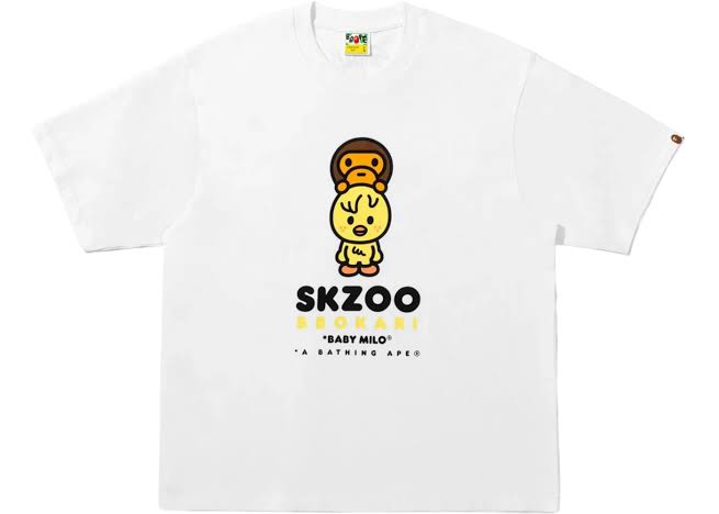 BAPE x Stray Kids Bbokari Baby Milo Tee