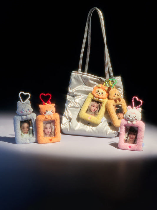 i-dle minini we are PHOTOCARD HOLDER PLUSH KEYRING
