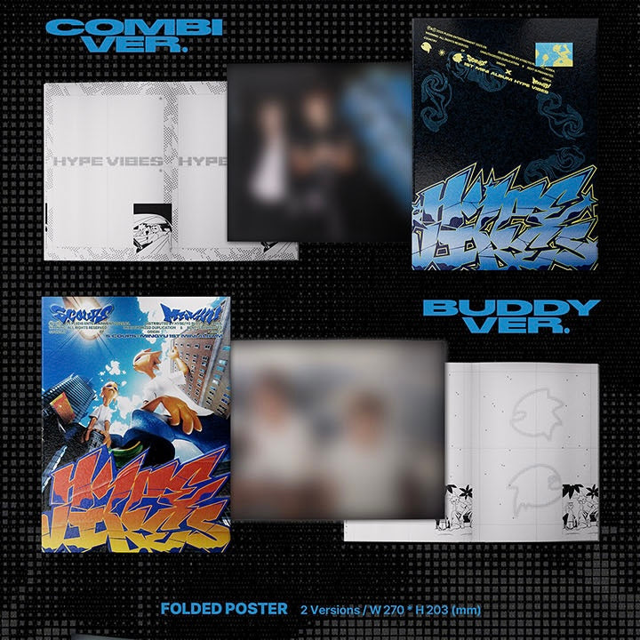 [PRE-ORDER] (WEVERSE POB )  S.COUPSXMINGYU (SEVENTEEN) - 1ST MINI ALBUM [HYPE VIBES] (SET)
