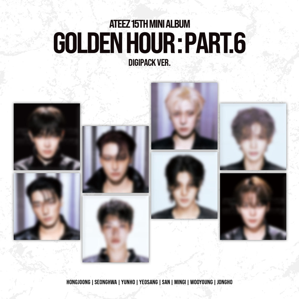 [PRE-ORDER] ATEEZ - GOLDEN HOUR : PART.6 (DIGIPACK VER.) (8 VERSIONS) RANDOM