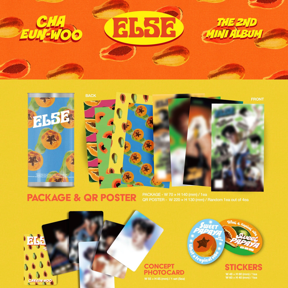 [PRE-ORDER] CHA EUN WOO - 2ND MINI ALBUM [ELSE] (KIWEE VER.)
