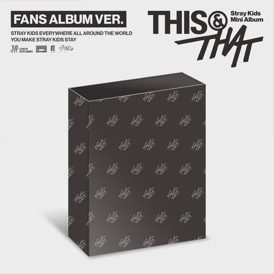 [PRE-ORDER] (MAKESTAR POB)  STRAY KIDS - THIS & THAT (FANS ALBUM VER.)
