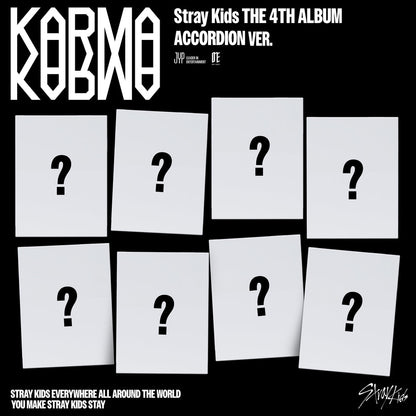 [PRE-ORDER] (JYP FANS POB) Stray Kids – The 4th Full Album [KARMA] (ACCORDION VER.)