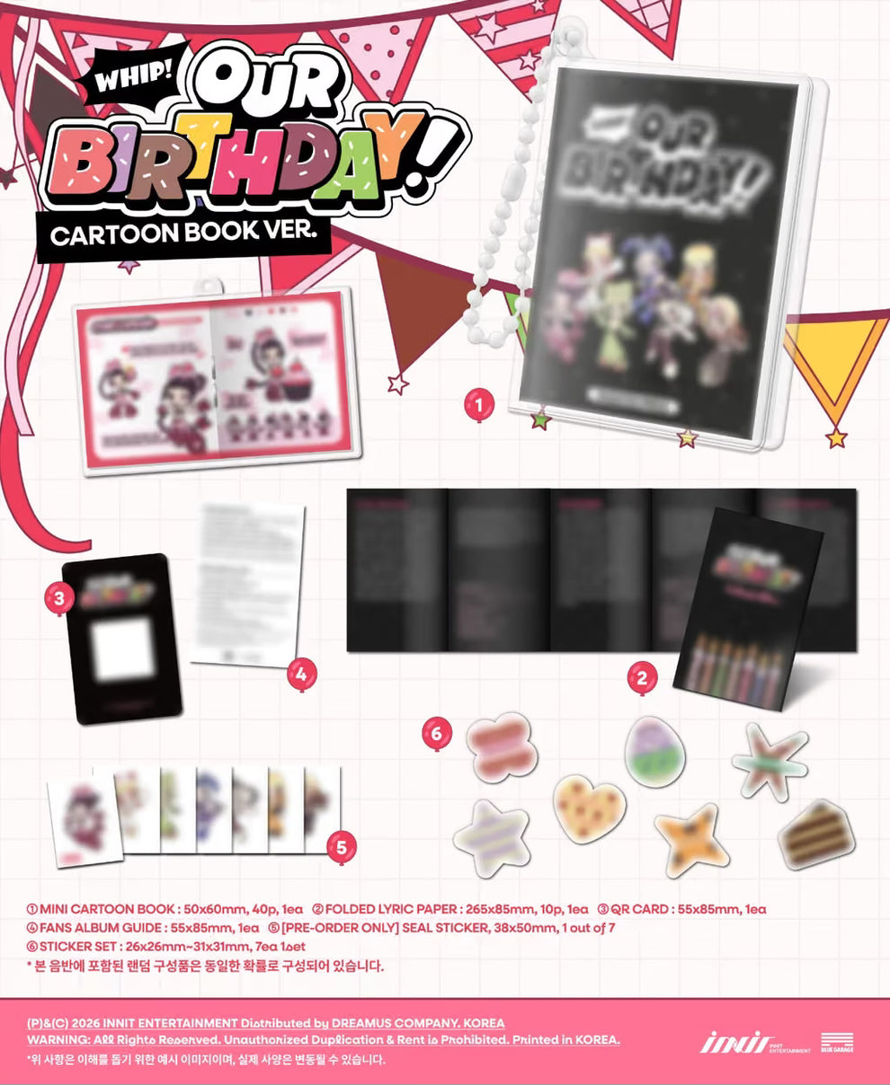 OURBIRTHDAY - 1ST SINGLE ALBUM [OUR BIRTHDAY] CARTOON BOOK VER.