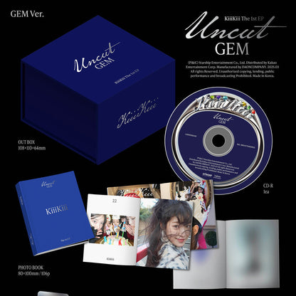 [PRE-ORDER] KIIIKIII - 1ST EP [UNCUT GEM] (GEM VER.)