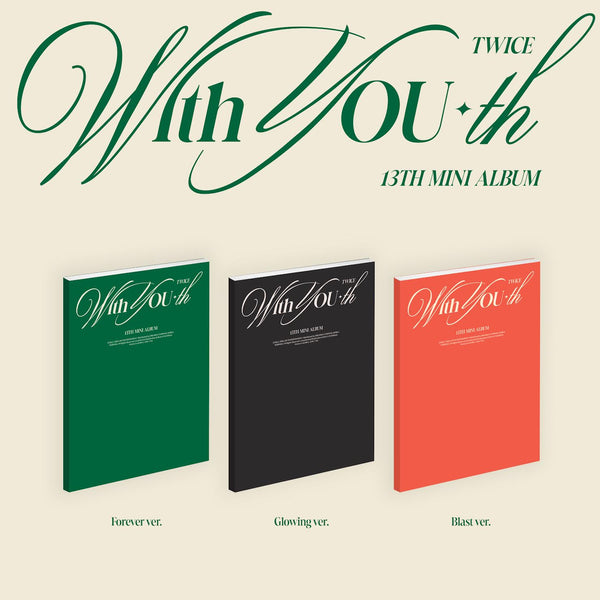 [PRE-ORDER] TWICE - 13th Mini Album [With YOU-th] (SET)