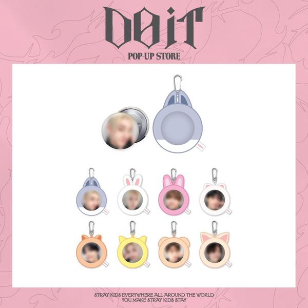 STRAY KIDS - "DO IT" POP-UP STORE MD - SOFT FACE BADGE & SKZOO COVER SET (8 VERSIONS)