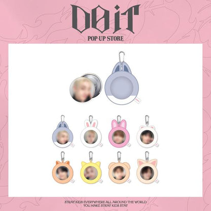 STRAY KIDS - "DO IT" POP-UP STORE MD - SOFT FACE BADGE & SKZOO COVER SET (8 VERSIONS)