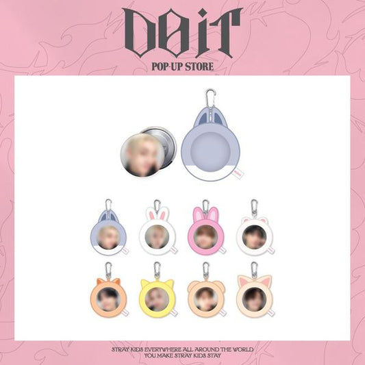 STRAY KIDS - "DO IT" POP-UP STORE MD - SOFT FACE BADGE & SKZOO COVER SET (8 VERSIONS)
