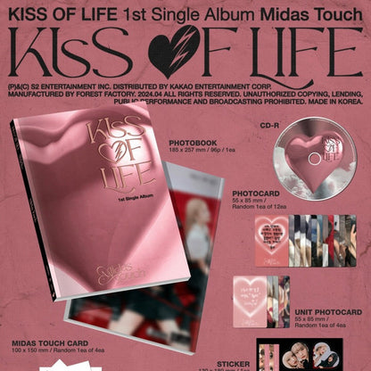 KISS OF LIFE - 1st Single Album [Midas Touch] (Photobook Ver.)