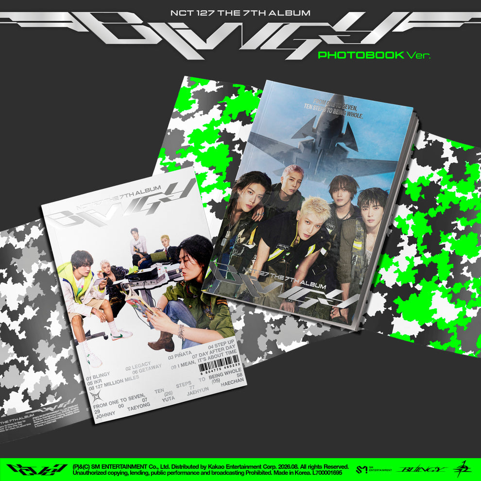 NCT 127 - 7TH ALBUM [BLINGY] (PHOTOBOOK VER.) (2 VERSIONS)