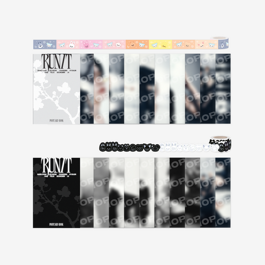[PRE-ORDER] POSTCARD BOOK & ROLL STICKER SET - RUN IT