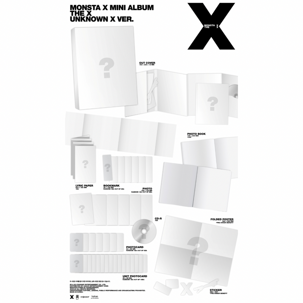 [PRE-ORDER] MONSTA X - THE X