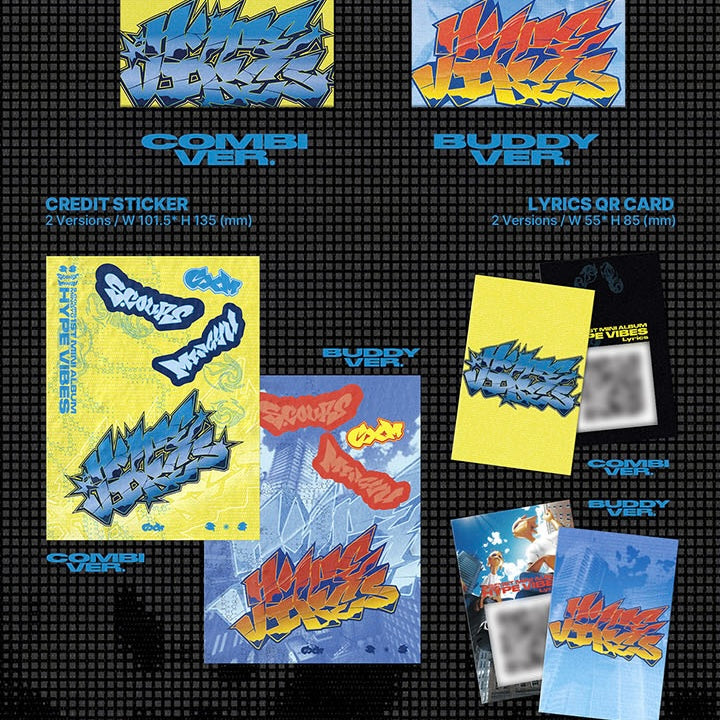 [PRE-ORDER] (WEVERSE POB )  S.COUPSXMINGYU (SEVENTEEN) - 1ST MINI ALBUM [HYPE VIBES] (SET)