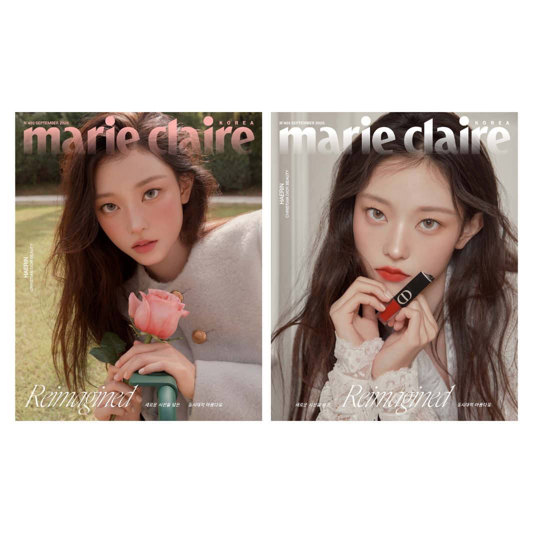 [PRE-ORDER] NEWJEANS HAERIN - MARIE CLAIRE KOREA MAGAZINE 2026 SEPTEMBER ISSUE COVER