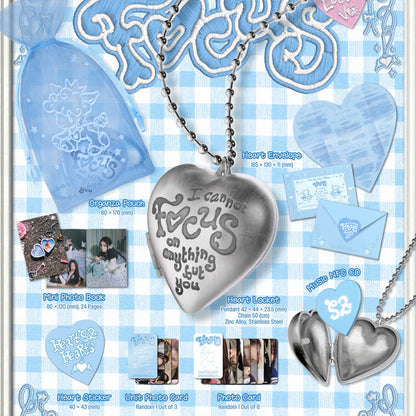 HEARTS2HEARTS - 1ST MINI ALBUM [FOCUS] (HEART LOCKET VER.)