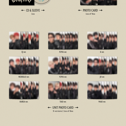 &TEAM - 3RD EP [WE ON FIRE] SOLO EDITION (9 VERSIONS)