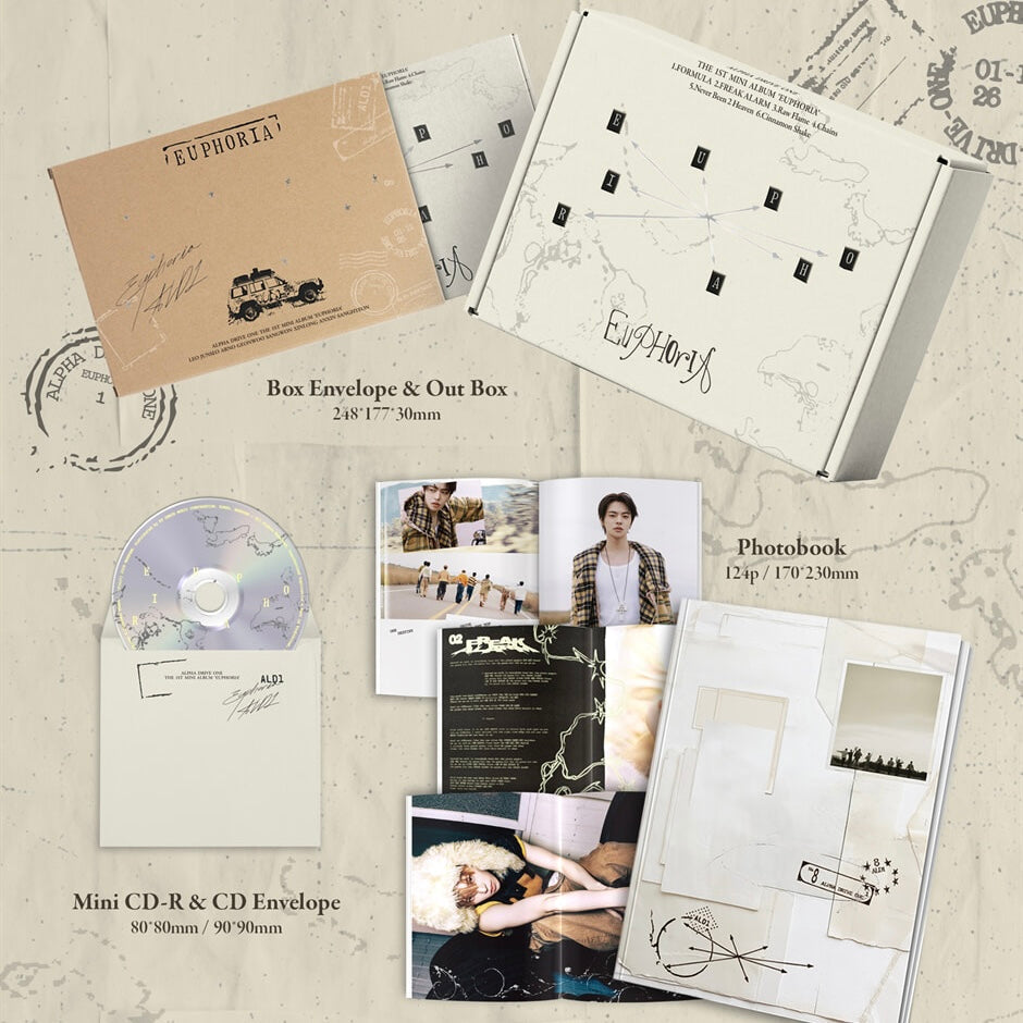 ALPHA DRIVE ONE - THE 1ST MINI ALBUM [EUPHORIA] STAR ROAD VER.