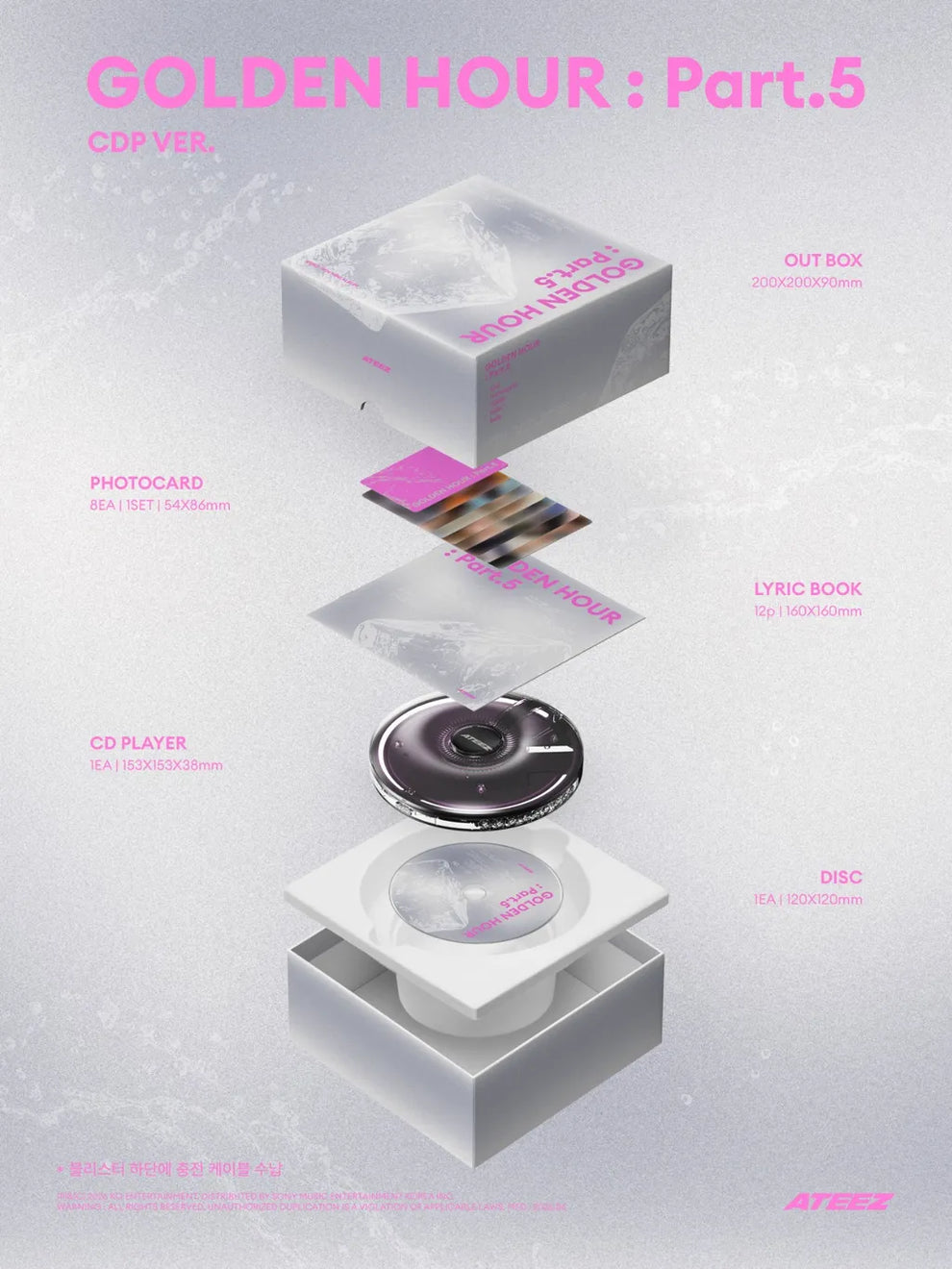 ATEEZ - GOLDEN HOUR : PART.5 (CDP VER.)