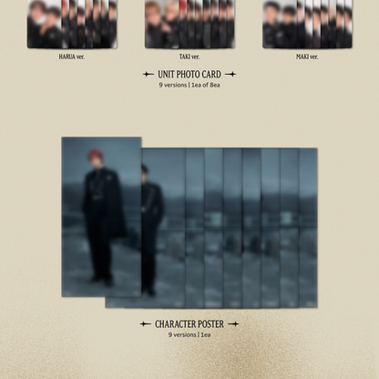 &TEAM - 3RD EP [WE ON FIRE] SOLO EDITION (9 VERSIONS)