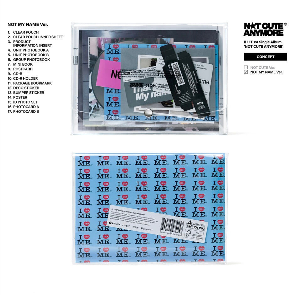 [PRE-ORDER] ILLIT - 1ST SINGLE ALBUM [NOT CUTE ANYMORE]