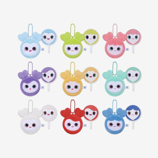 [PRE-ORDER] LOVELY PLUSH MINI PICKET KEYRING  - 2026 TWICE THIS IS FOR WORLD TOUR FINALE in SEOUL