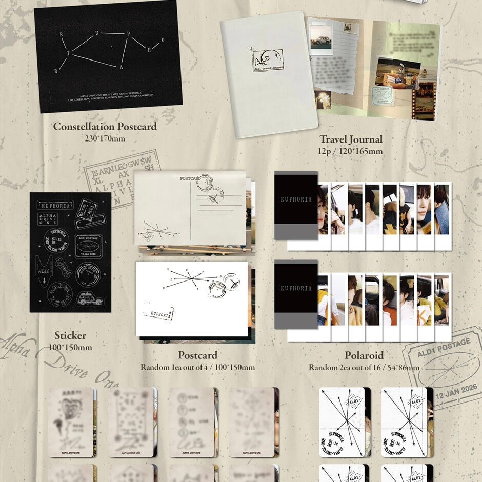 ALPHA DRIVE ONE - THE 1ST MINI ALBUM [EUPHORIA] STAR ROAD VER.