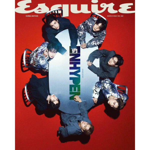 [PRE-ORDER Esquire KOREA 2024. Mar Cover ENHYPEN